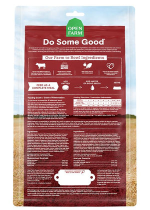 Open Farm Grass-Fed Beef Recipe Dinner Patties Freeze-Dried Raw Dog Food