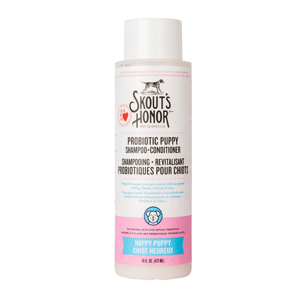 Skout's Honor Probiotic Puppy Happy Puppy Pet Shampoo & Conditioner (CA)