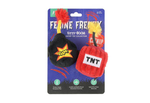 P.L.A.Y. Feline Frenzy Jouet chat Killer Kitty-Boom, lot de 2