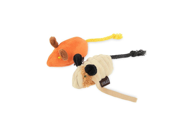 P.L.A.Y. Feline Frenzy Jouet chat Halloween Menacing Mice, lot de 2