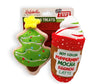 Huxley & Kent Tiny Tuff Christmas Treats Dog Toy, 2-pk