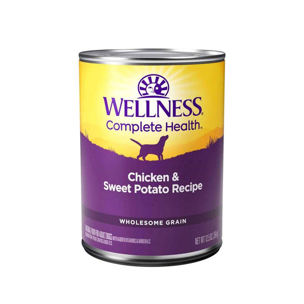 Wellness Complete Health Chicken & Sweet Potato Wet Dog Food Can
