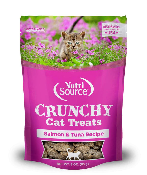 Gâteries croustillantes pour chats au saumon et au thon NutriSource