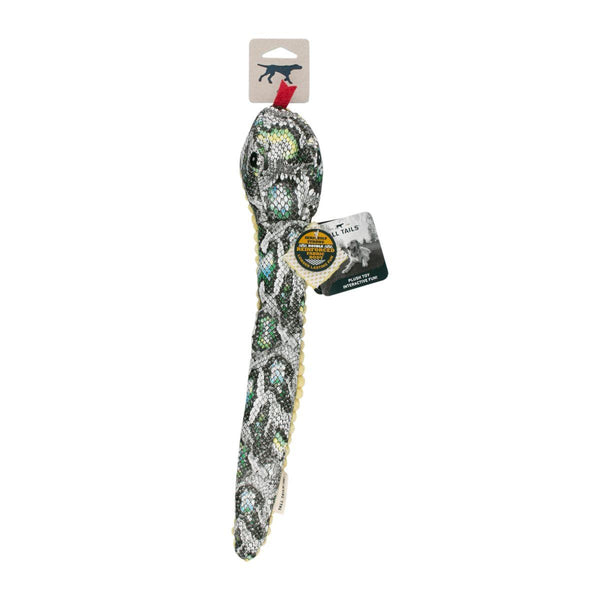 Tall Tails Jouet pour chiens Snake Squeaker sans rembourrage.