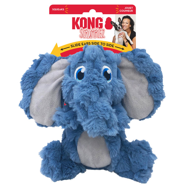 KONG Scrumplez Elephant Dog Toy