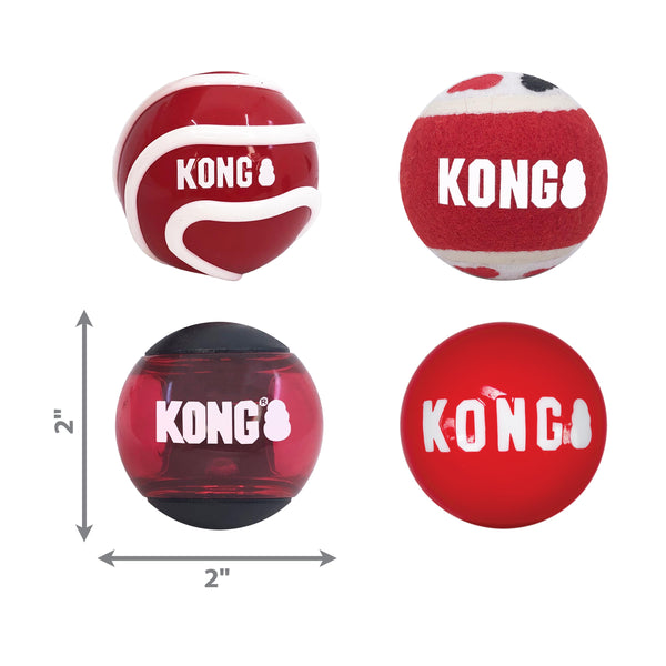 KONG Signature Balls Dog Toy, Assorted