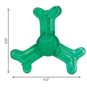 KONG Squeezz Dental Roller Bone Dog Toy