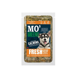 Mo' Greens Poulet apaisant Nourriture pour chiens surgelée doucement cuite