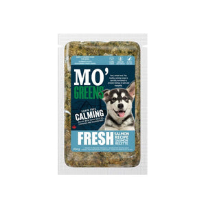 Mo' Greens Saumon apaisant Nourriture pour chiens surgelée doucement cuite