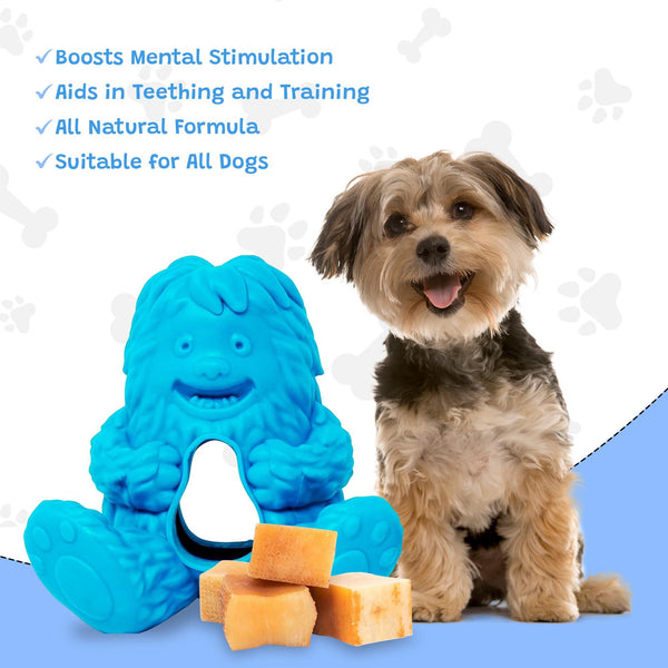 Yeti Puff & Play Yeti Dog Toy, Blue