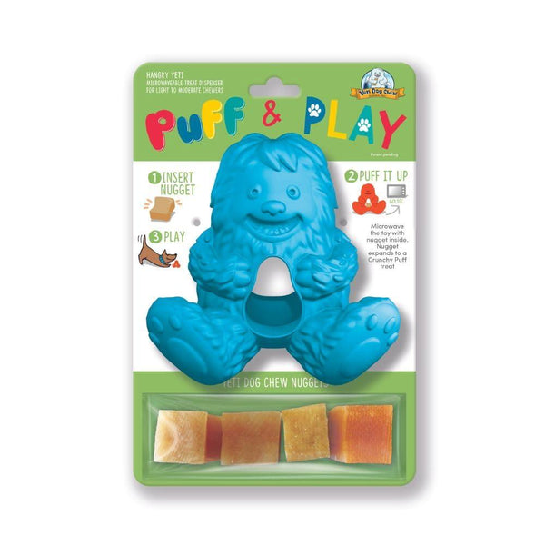 Yeti Puff & Play Yeti Dog Toy, Blue