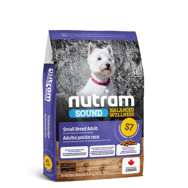 Nutram Sound S7 Balanced Wellness Small Breed Adult Dog Food
