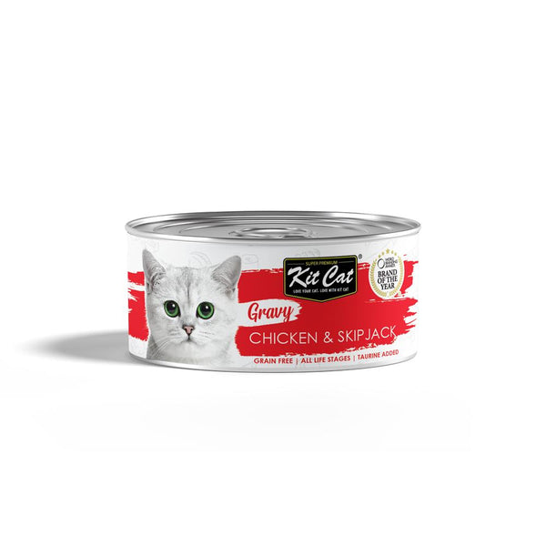 Kit Cat Nourriture de type sauce au poulet et listao