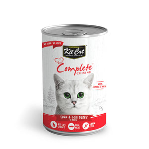 Kit Cat Cuisine complète au au thon et baies de goji pour chat