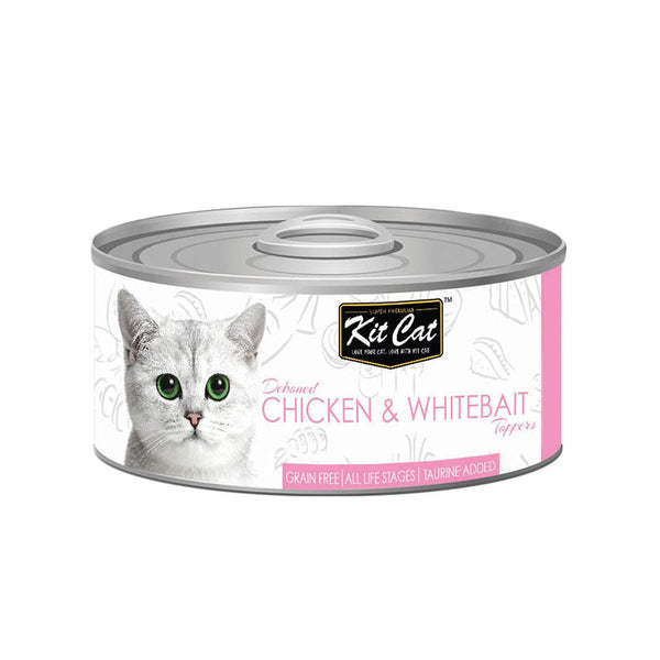 Kit Cat Garniture au poulet désossé et blanchaille pour chats