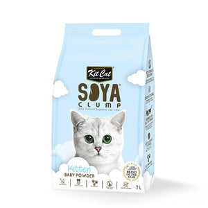 Kit Cat Soya Clump de soya litière pour chats, poudre pour bébé