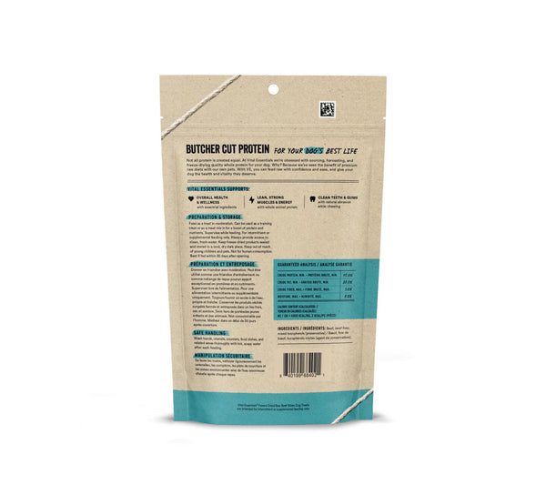 Vital Essentials Beef Bites Freeze-Dried Raw Dog Treats
