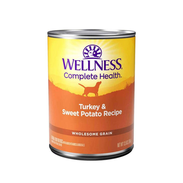 Wellness Complete Health Turkey & Sweet Potato Wet Dog Food Can