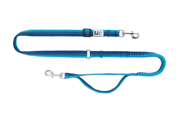 RC Pets Bungee Active Dog Leash, Arctic Blue/Teal
