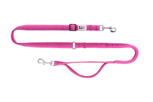 RC Pets Bungee Active Dog Leash, Mulberry/Azalea