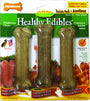 Nylabone Healthy Edibles Longer Lasting Triple Pack Assorted Flavors Dog Bone Treats