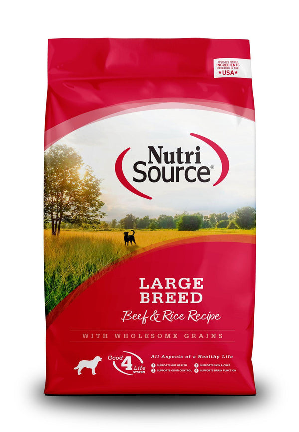 NutriSource Large Breed Beef & Rice Recipe with Wholesome Grains Dry Dog Food