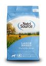 NutriSource Recette de truite et de riz de grande race avec des grains sains Nourriture sèche pour chiens