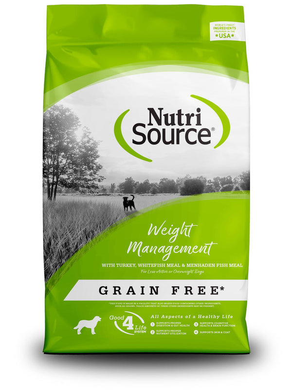 NutriSource Weight Management Grain-Free Dry Dog Food