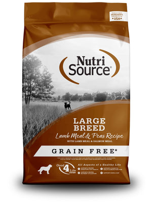 NutriSource Large Breed Lamb Meal & Peas Recipe Grain-Free Dry Dog Food