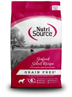 NutriSource Seafood Select Grain-Free Dry Dog Food