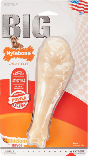 Nylabone DuraChew BIG Chew Turkey Leg Dog Toy, X-Large, 8-in
