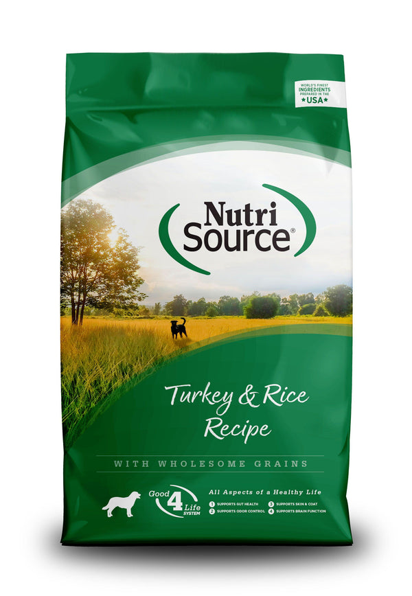 NutriSource Turkey & Rice with Wholesome Grains Dry Dog Food