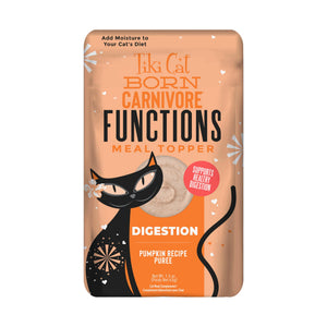 Tiki Cat Born Carnivore Functional Digestion Pumpkin Wet Cat Food Topper Pouch