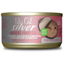 Tiki Cat Silver Mousse & Shreds Chicken, Salmon & Chicken Liver Senior Wet Cat Food Can