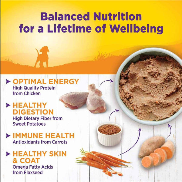 Wellness Complete Health Puppy Chicken & Salmon Wet Dog Food Can