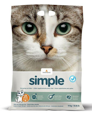 Litière agglomérante simple pour chat Intersand