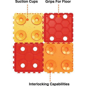 Poochie Butter Lick Pad with Interlocking Pieces Dog Slow Feeder