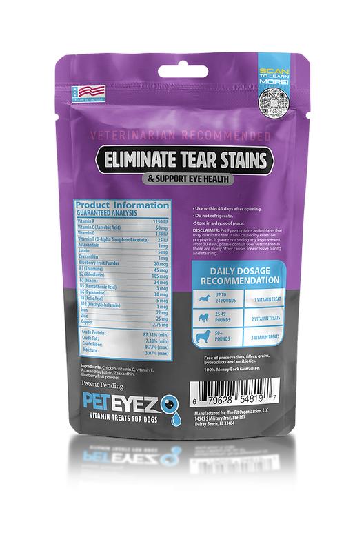 Pet Eyez Friandises vitaminiques au poulet pour chiens