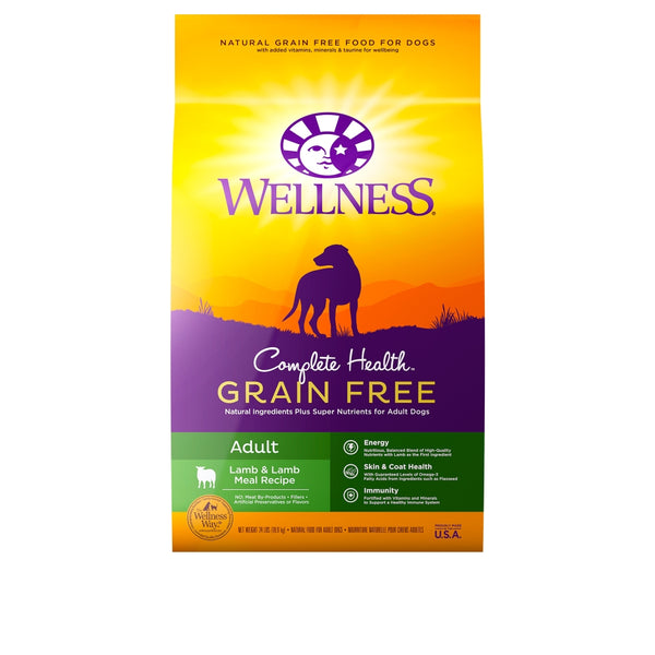 Wellness Complete Health Grain-Free Adult Lamb Dry Dog Food