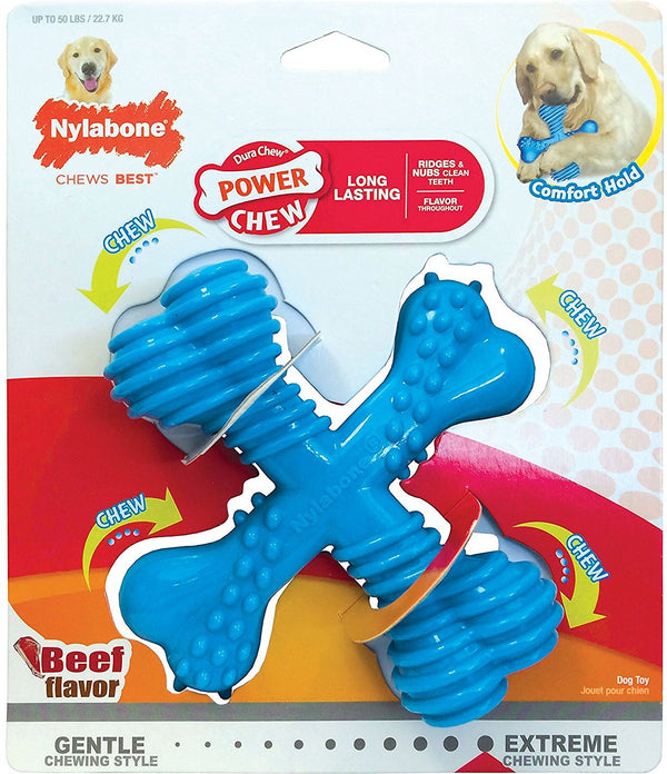 Nylabone DuraChew X Bone Beef Flavored Dog Toy