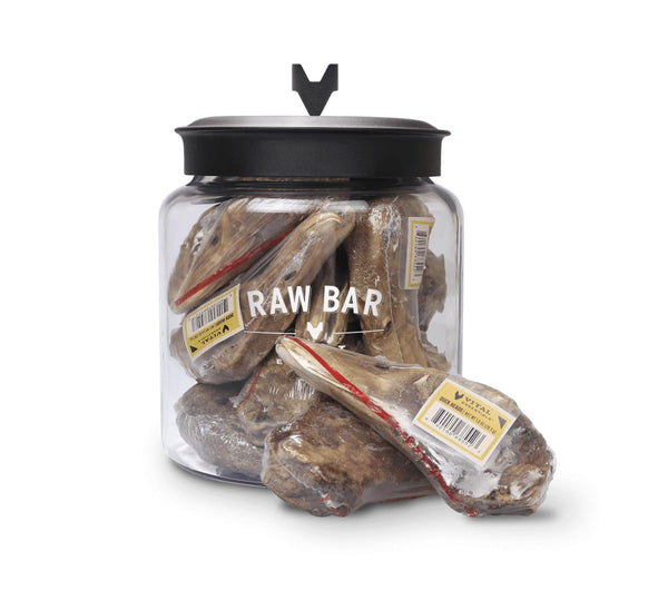 Vital Essentials RAW BAR Têtes de canard déshydratées pour chiens