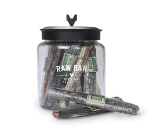 Vital Essentials RAW BAR Salmon Skins Freeze-Dried Raw Dog Treats