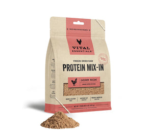 Vital Essentials Chicken Protein Mix-In Ground Freeze-Dried Raw Dog Food Topper