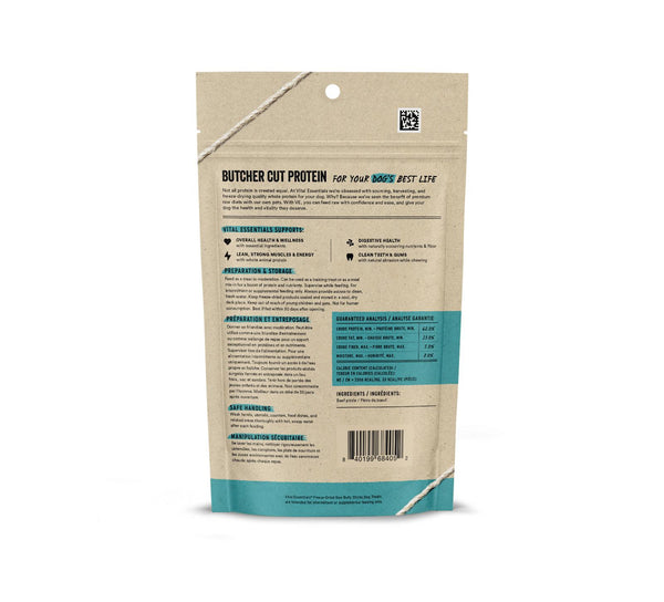 Vital Essentials Bâtonnets Bully Lyophilisés Friandises crues pour chiens