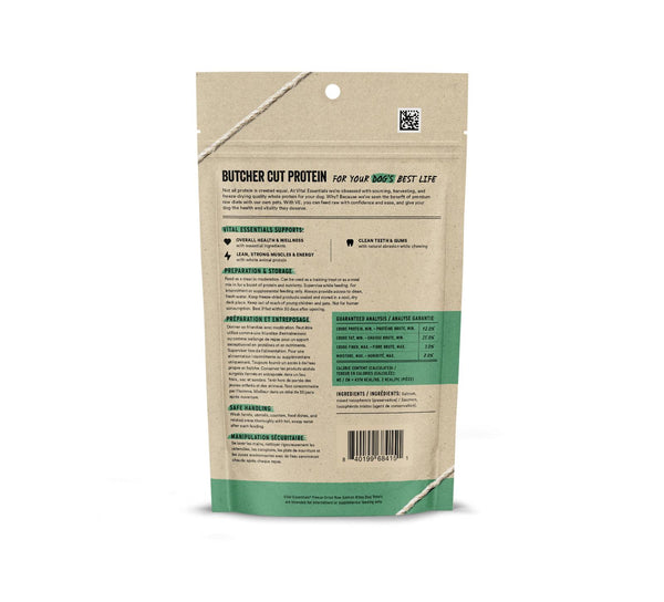 Vital Essentials Salmon Bites Freeze-Dried Raw Dog Treats