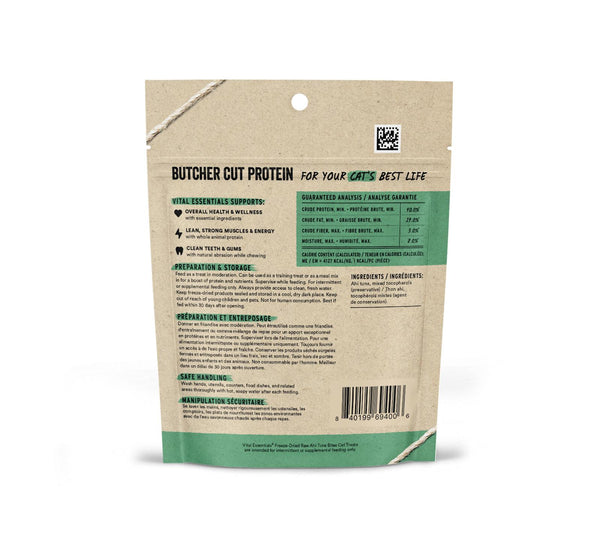 Vital Essentials Ahi Tuna Bites Freeze-Dried Raw Cat Treats