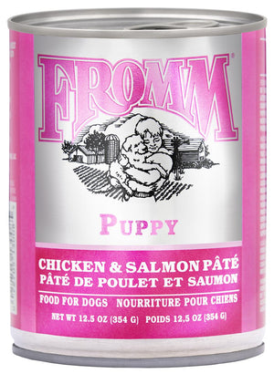 Fromm Classic Puppy Chicken & Salmon Pate Wet Dog Food Can