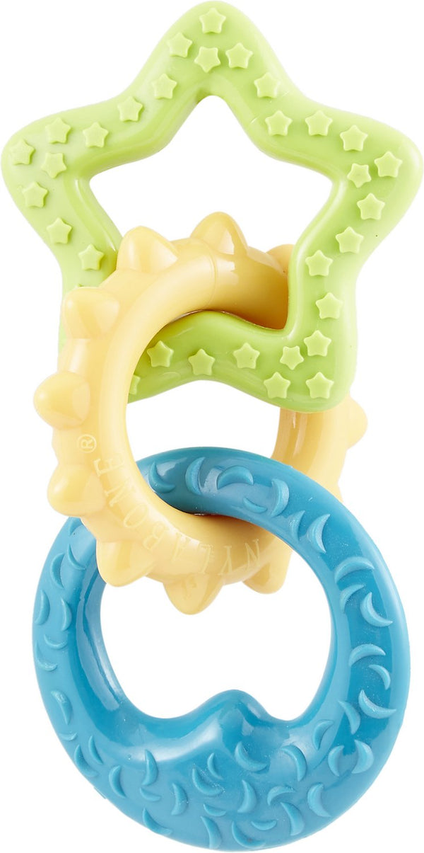 Nylabone Puppy Chew Anneaux de dentition Jouet pour chien