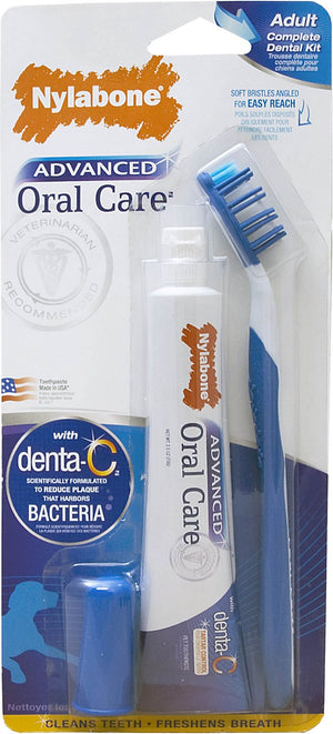 Nylabone Advanced Oral Care Dog Complete Dental Kit
