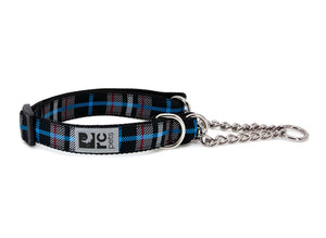 RC Pets Training Dog Collar, Black Twill Plaid